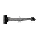 M Marcus Tudor Rustic Black Strap Hinges 308mm